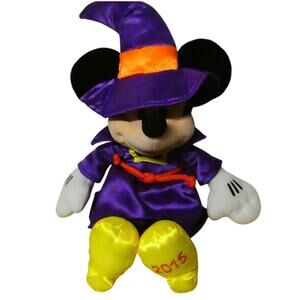 Disney Collection 2015 Halloween Minnie Mouse Witch Costume 16" Plush